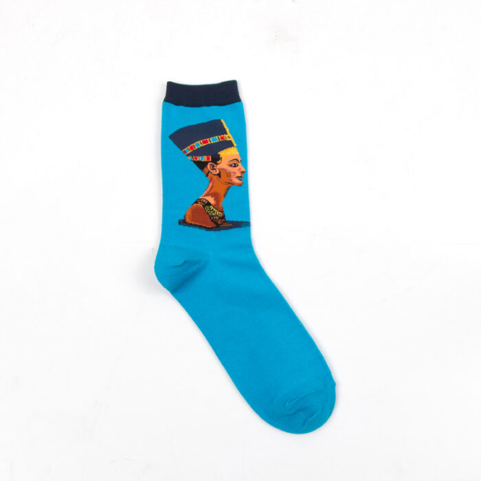 Queen Nefertari of Egypt art socks - Image 3