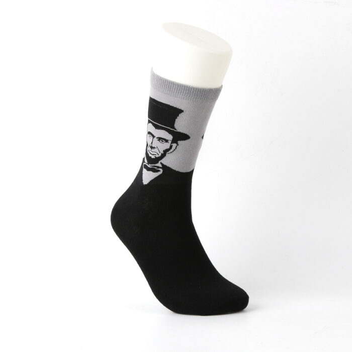 Hat of Lincoln art socks