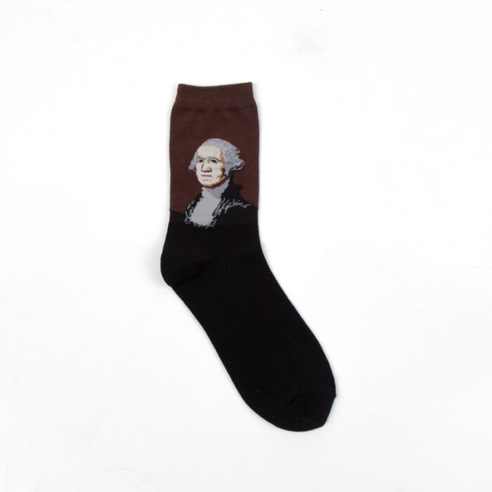 Washington Oil Painting art socks - Image 3
