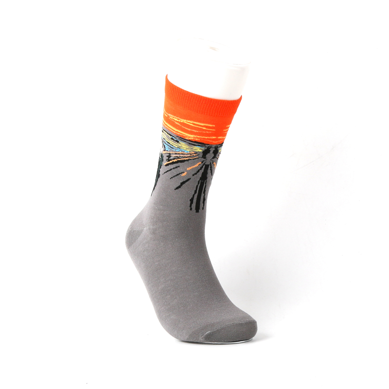 The Scream art socks - Kaite socks