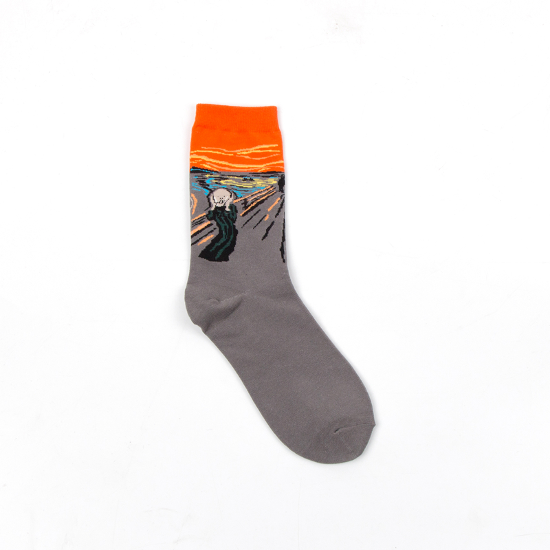 The Scream art socks - Kaite socks