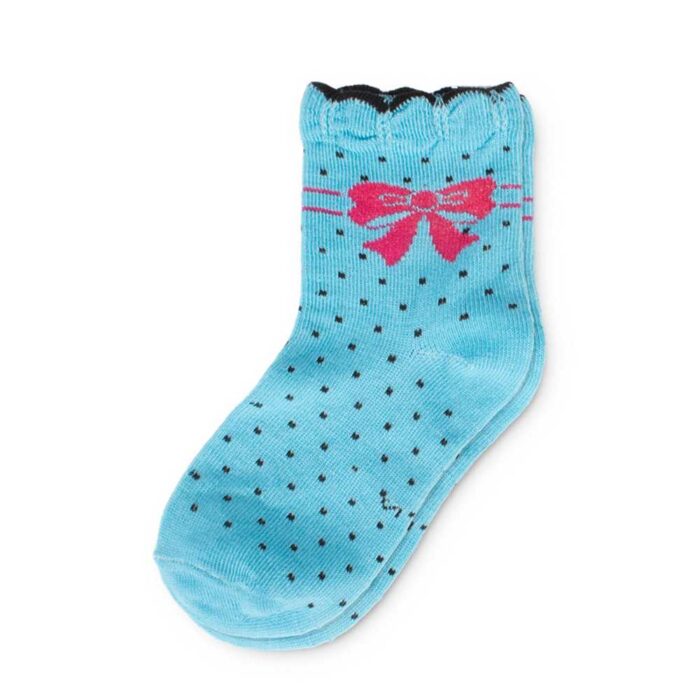 Cartoon bow  cute girl socks for wholesale