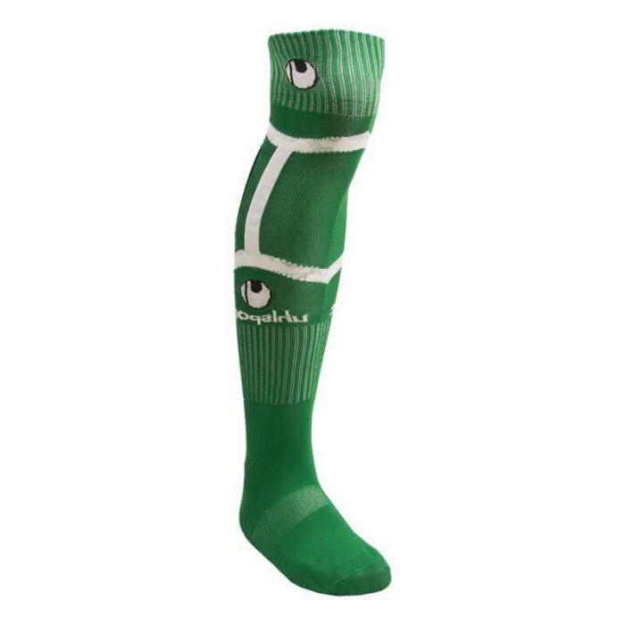 designer green football compression socks for wholesale