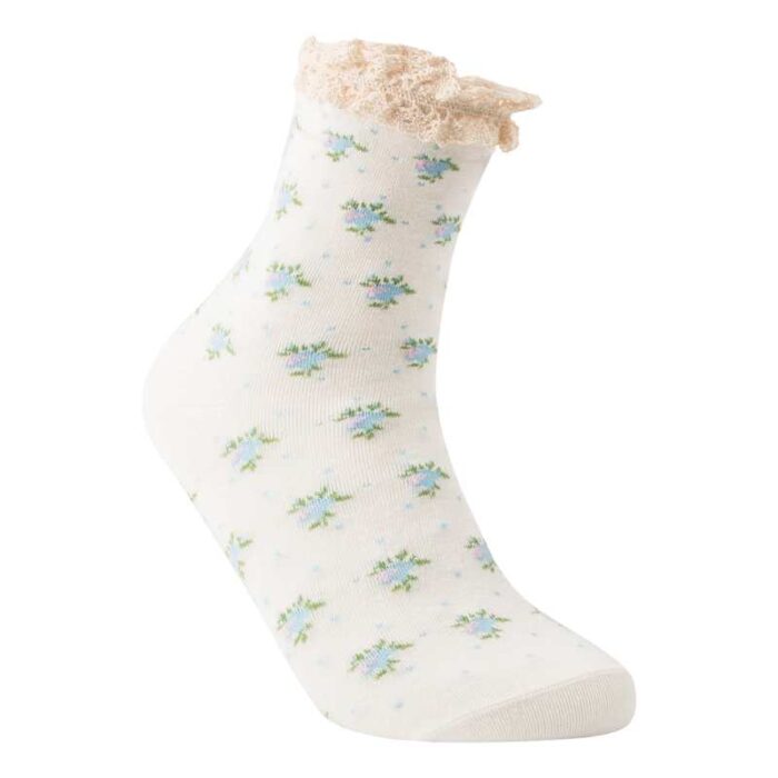 china factory womens white frilly socks wholesale