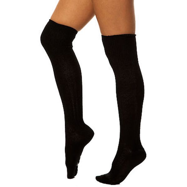 black knee high socks, Support custom & private label - Kaite socks