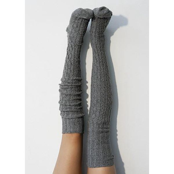 thigh high wool socks, Support custom & private label - Kaite socks