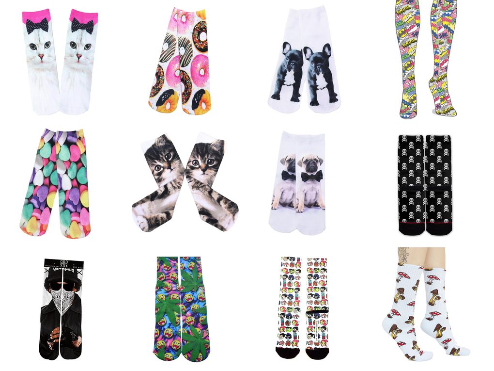 all over print sock