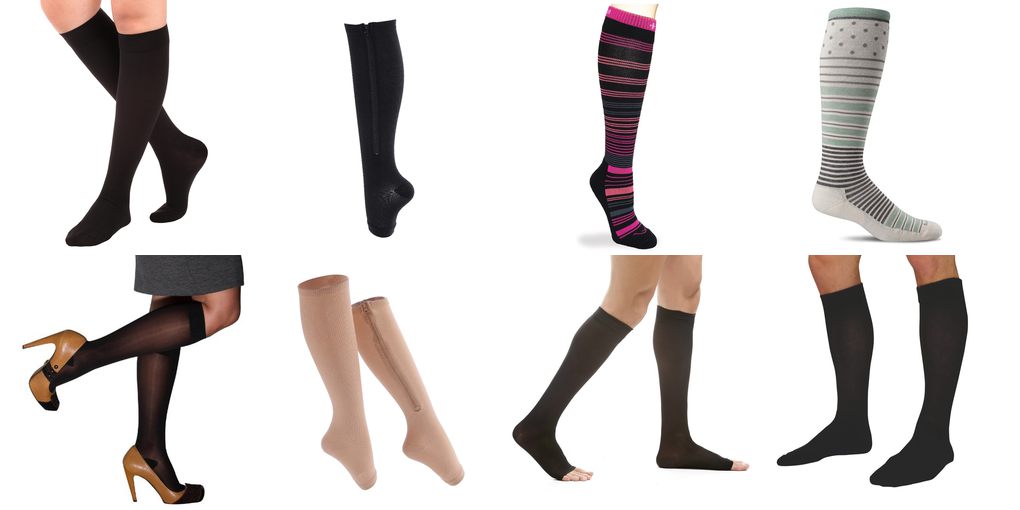 compression socks 20-30mmhg graduated