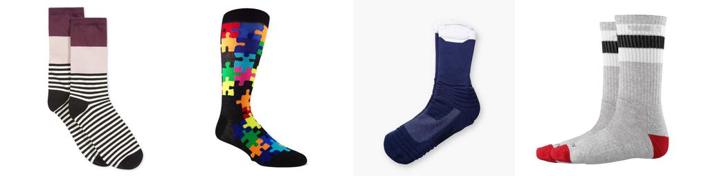 cotton polyester spandex socks