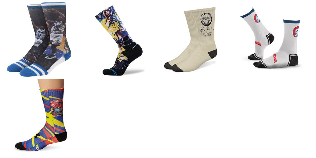 dye sublimated socks