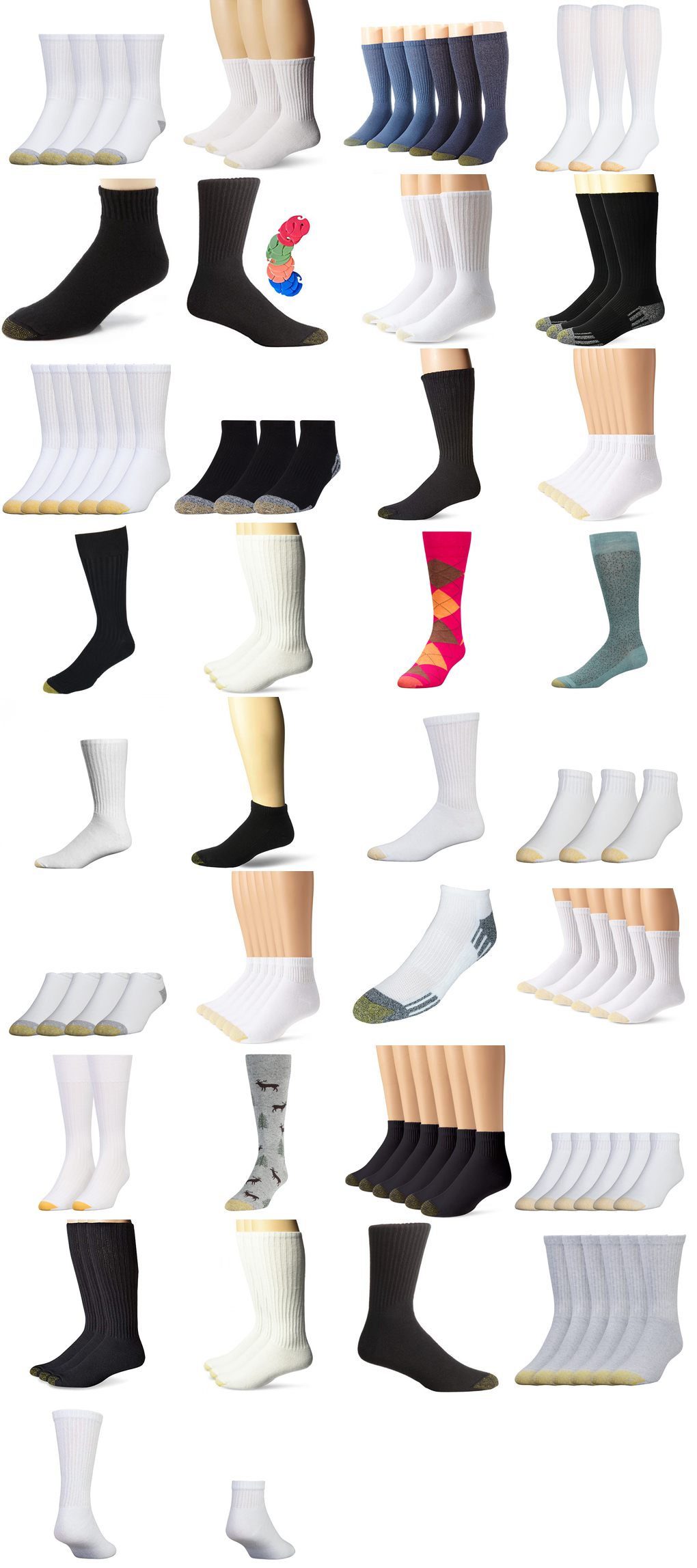 gold toe men's athletic socks