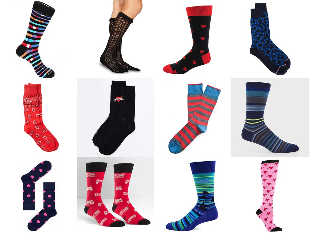 heart socks for men
