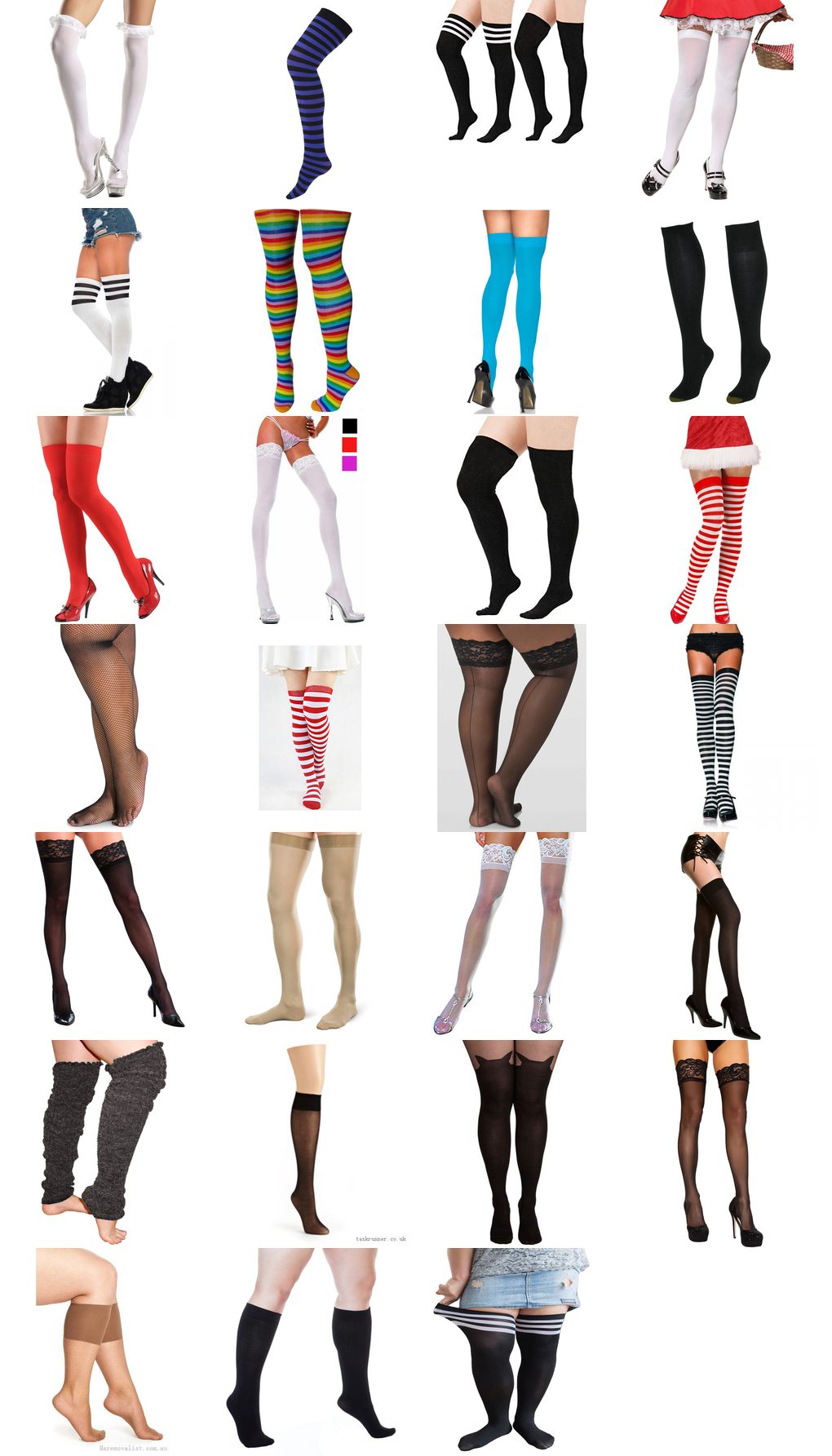 thigh high plus size socks