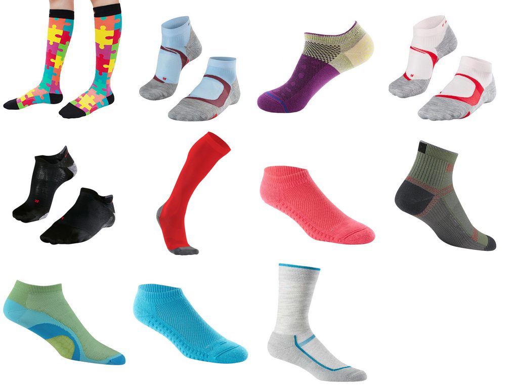 women running socks